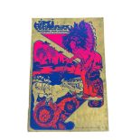 ° ° Jimi Hendrix Experience at Fillmore Auditorium, original poster, June 20-26, (Hapshash and the
