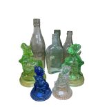 The John Styles Punch and Judy Collection,a group of glass ware, comprising pressed glass Punch