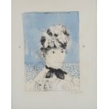 § Duncan Grant, (1885-1978), A rare lithograph 'Easter Bonnet'