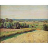 § Duncan Grant, (1885-1978), Looking north from the track between Charleston and Tilton