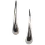 Elsa Peretti for Tiffany & Co., a pair of silver earrings
