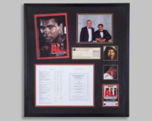 Muhammad Ali An Evening with the Greatest Ever UK Tour 2009 display