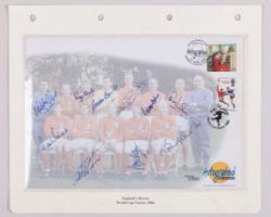 England's Heroes World Cup Victory 1966 autographed First Day Cover