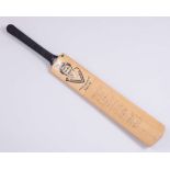 David Graveney Gloucestershire CCC Benefit 1986 autographed cricket bat