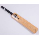 Nottinghamshire C.C.C. v. Sussex C.C.C. autographed Duncan Fearnley cricket bat