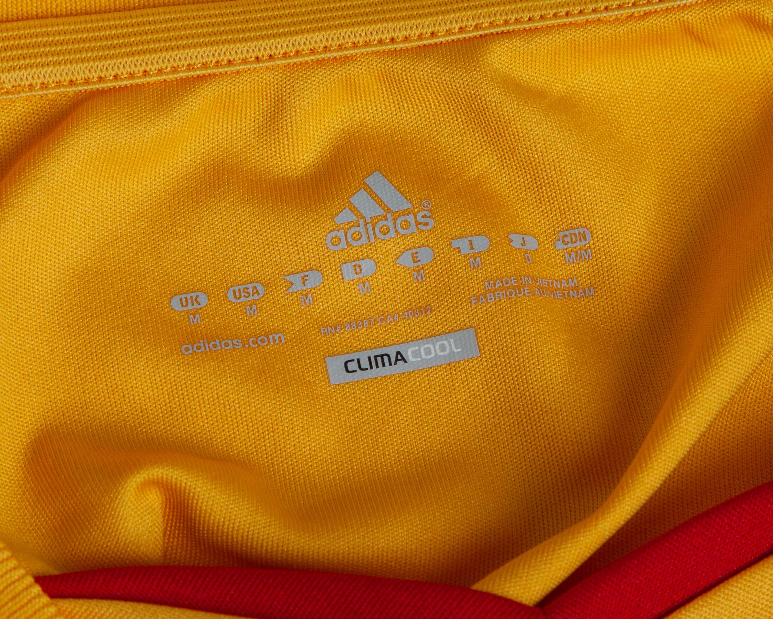 Edmond Agius yellow and red No.8 Birkirkara v. West Ham United short-sleeved shirt, 2015 - Image 4 of 5