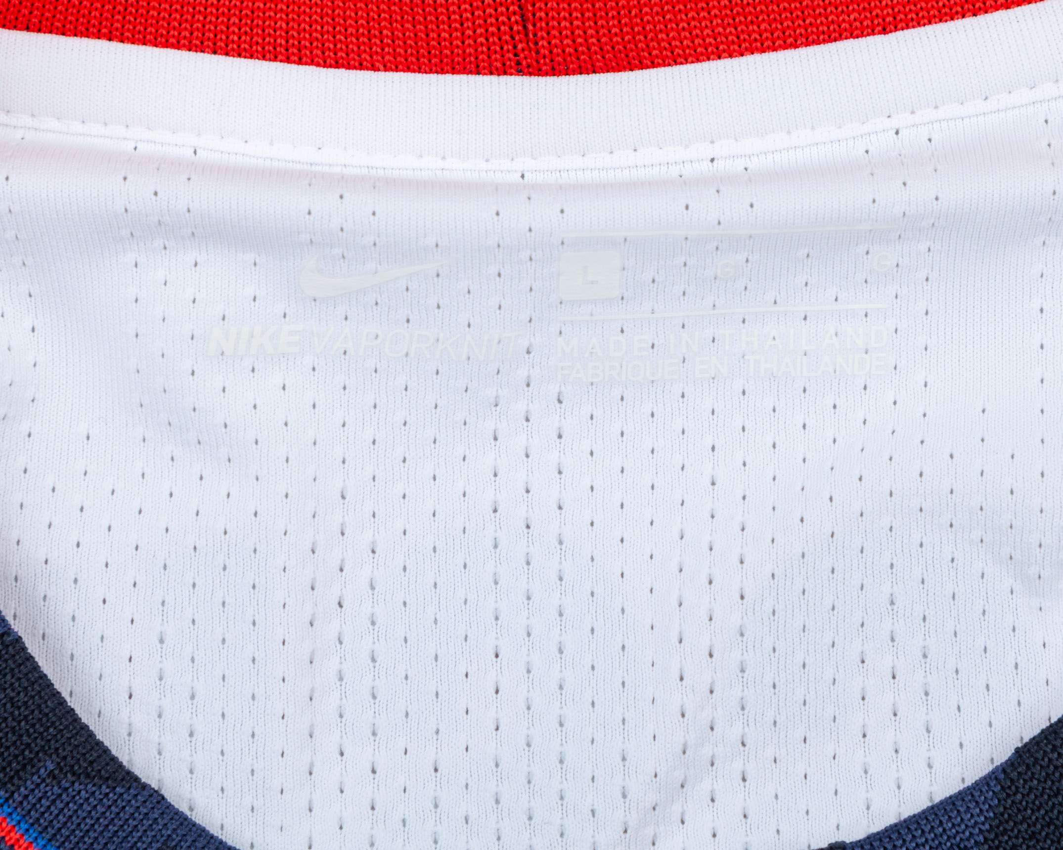 Charlie Cresswell white No.15 England v. Czech Republic under-21 short-sleeved shirt, 2021 - Image 4 of 5