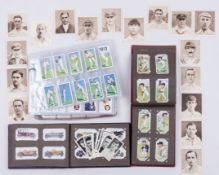 Collection of cricket cigarette trading cards