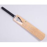 England v. West Indies 1991 5th Test match autographed Duncan Fearnley cricket bat