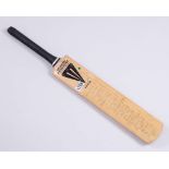 Worcestershire C.C.C. autographed Duncan Fearnley cricket bat, with twenty-two autographs