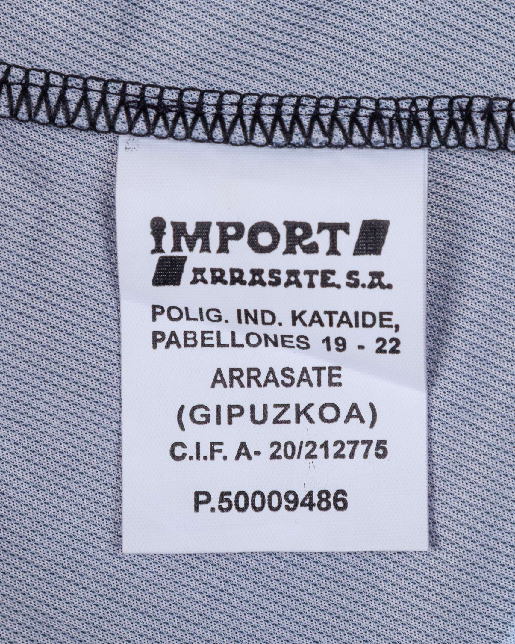 Juanito black and blue No.5 Real Sociedad short-sleeved shirt, 2006-07 - Image 5 of 5