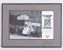 Nigel Mansell 1993 Newman Haas Racing Indy Car Framed Print