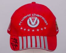 Michael Schumacher Signed Ferrari Cap