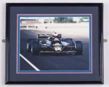 Nigel Mansell John Player Special Team Lotus Framed Print