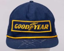 Gerhard Berger 1994 Australian Grand Prix Goodyear Podium Cap - Signed by Nigel Mansell