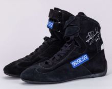 Nigel Mansell Signed Team Issued Boots