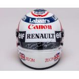 Nigel Mansell 1992 Williams Renault Signed Replica Helmet