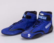 Nigel Mansell Signed 2025 Goodwood Festival of Speed Used Boots