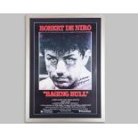 Jake La Motta autographed Raging Bull movie poster