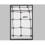 An autographed Spain 1982 Gijon World Cup poster