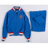 Roger Hunt blue 1966 World Cup England tracksuit