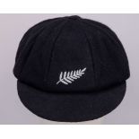 Martin Crowe black New Zealand international cricket cap