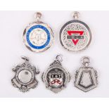 Five silver medals, including B.A.F.U. Junior League runners-up 1923-24 medal