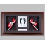 Golden Boots display David Beckham and Jonny Wilkinson