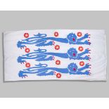 Large three lions Wembley flag