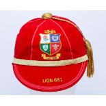 Lawrence Dallaglio red British and Irish Lions rugby union cap