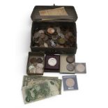 Worldwide coins to include Victoria crown 1900, George V Canada Dollar 1935, Elizabeth II Canada