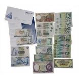 Great Britain Elizabeth II various banknotes to include  The Royal Bank Of Scotland One Pound £1 W.