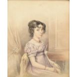 British School, Regency era (circa 1795-1837) Three Family Portraits