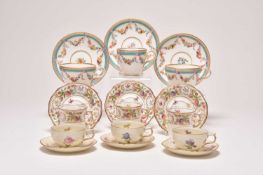 Rosenthal 'Sansoucci' tea service, a Minton service and a Hammersley service