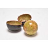 A good George III miniature terrestrial globe, John Newton, 1800