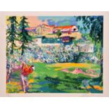 LeRoy Neiman (American, 1921-2012) The Golf Suite and a reference work on Neiman