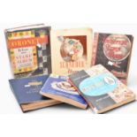 World collection of stamps in 6 albums and some loose pages