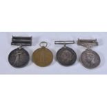 WWI & WWII MEDALS Cape Colony presented to 6540 Pte W Gadsby RL Scots Fus MI, Palestine 14341065 CPL