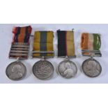 AN INTERESTING MEDAL GROUP including Kings South Africa, Sudan, Reconquest of Sudan (Khartoum) &