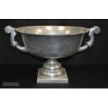 A large Nickel plate ice cooler 34 x 63 cm