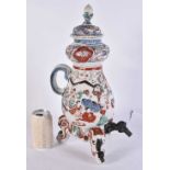 A 17TH CENTURY JAPANESE EDO PERIOD ARITA IMARI PORCELAIN CISTERN decorated in relief with
