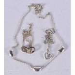 Collection of Sterling Silver Tiffany & Co Jewellery inc. Elsa Peretti, Necklace, Bracelets x 3 (