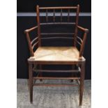 A David Webb designed Sussex chair manufactured by Morris and Co 87 x 49 x 43cm