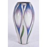 A JAPANESE CLOISONNE ENAMEL MORIAGE VASE. 15.5 cm high.