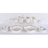 A QUANTITY OF 18TH/19TH CENTURY CONTINENTAL PORCELAIN including Sevres, Meissen etc. (qty)