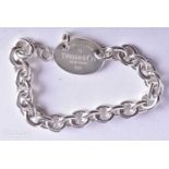 A TIFFANY SILVER BRACELET. 24.3 grams. 18 cm long.