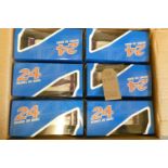 Twelve IXO Le Mans Jaguar XJR race cars, all items boxed, mint