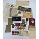 Collection of medals relating to 19607 Sjt S Foord RA to include MBE with original box and ribbon, W