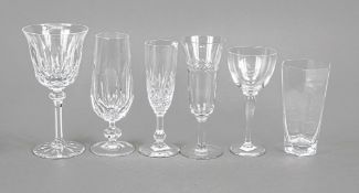 Konvolut von 20 Gläsern, 20. Jh.,