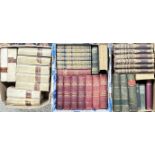 3 BOXES OF BOOKS INCLUDING 6 VOLUME SET 'SOUTH AFRICA AND THE TRANSVAAL WAR', THE CENTURY MAGAZINE.